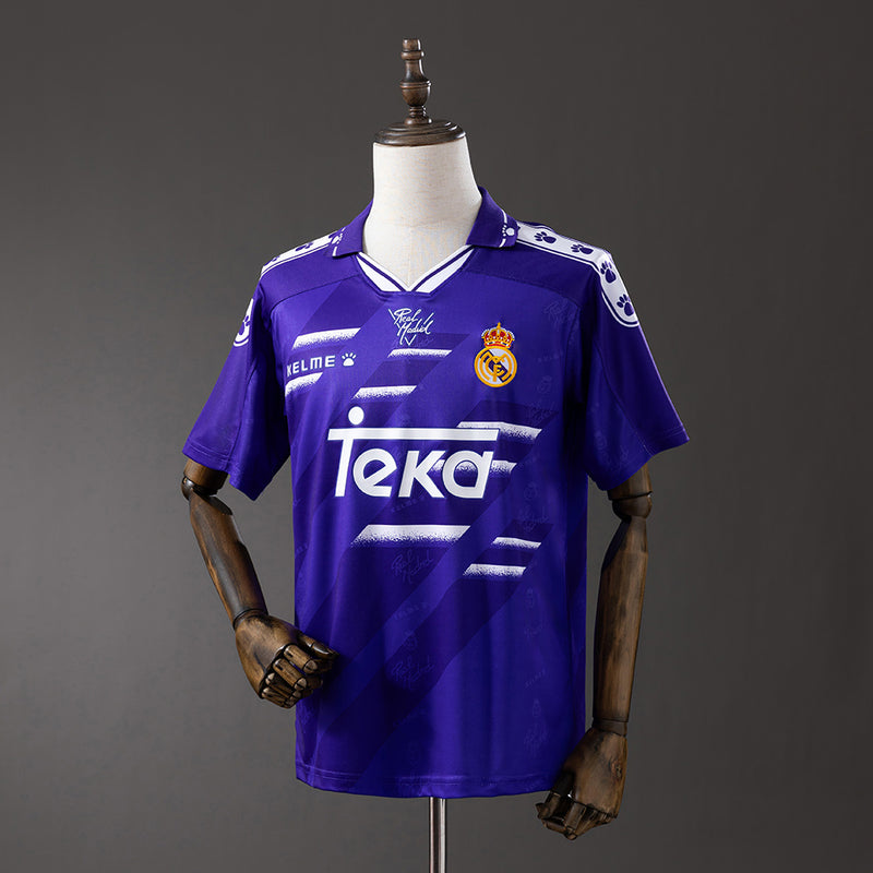 Real Madrid 1994/96 Fora - Retrô