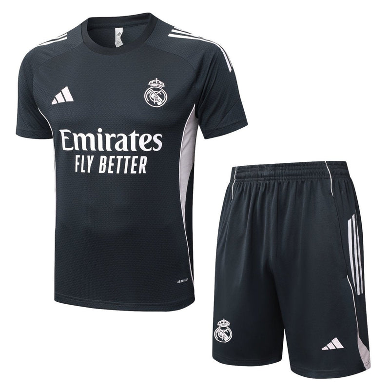 Kit de Treino adulto Real Madrid 2025/26 Short e Camisa