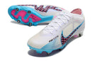 Chuteira Nike Mercurial Vapor XV Elite SG Campo - Branco e Azul