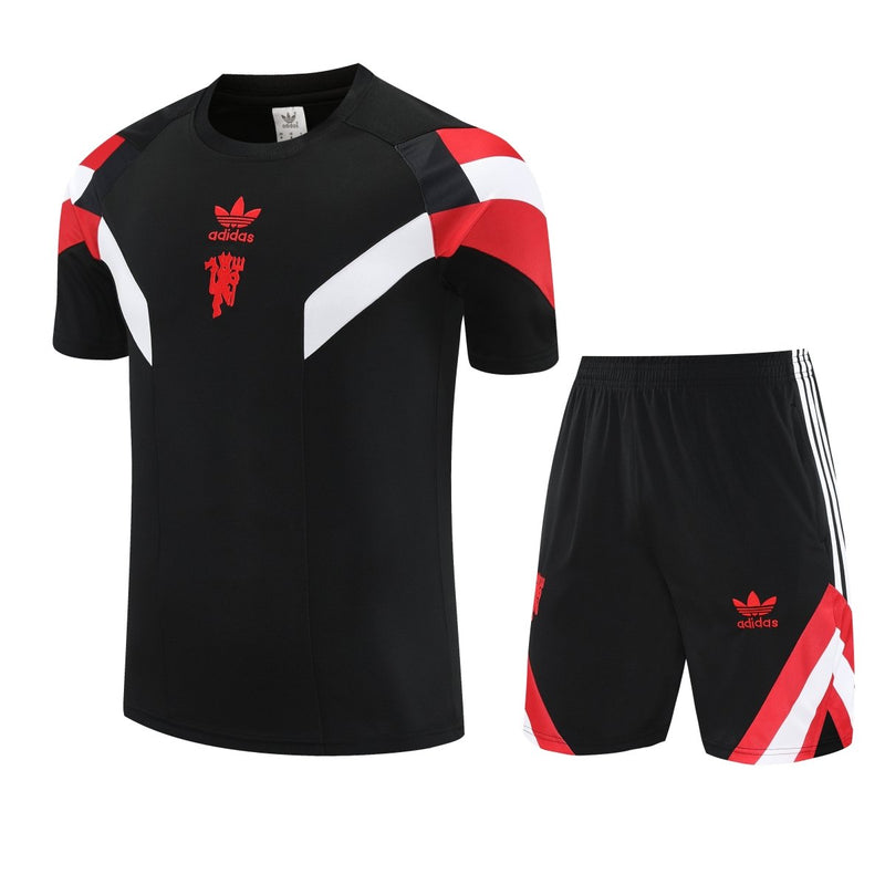 Kit de Treino adulto Manchester United 2025/26 Short e Camisa