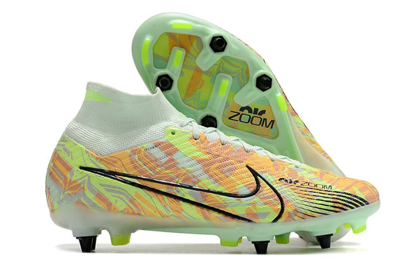 Chuteira Nike Mercurial Superfly IX Elite SG Campo - Verde