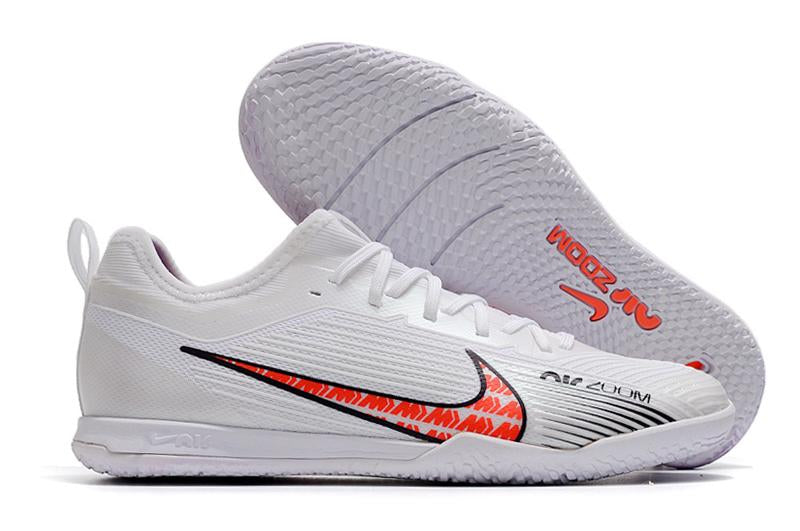 Chuteira Nike Air Zoom Mercurial Vapor XV Pro Futsal - Branco e Laranja