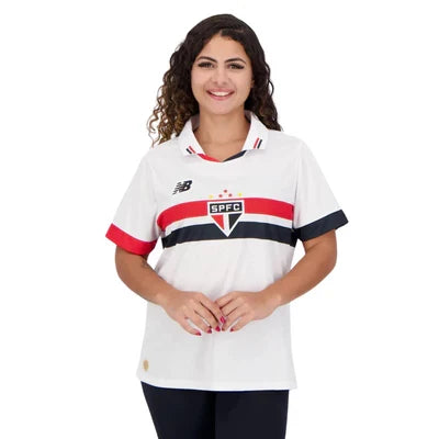 Camisa Feminina São Paulo 2024/25 Home
