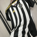 Camisa 1 Atlético MG 25/26 Preta e branca - (Feminina)