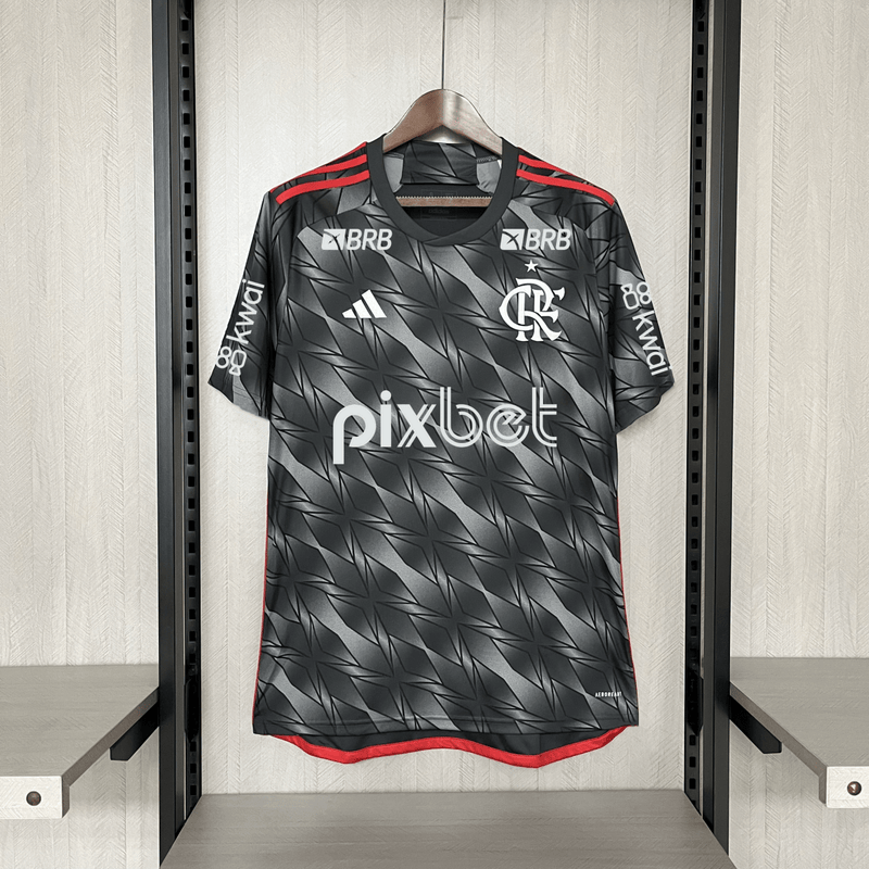 Camisa Adidas Flamengo III 2024 Com Patrocínio