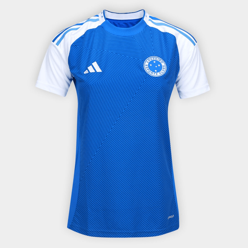 Camisa Cruzeiro I 25/26 Adidas - Azul - (Feminina)
