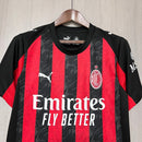 Camisa do Milan Titular 2025 Vermelha+preta