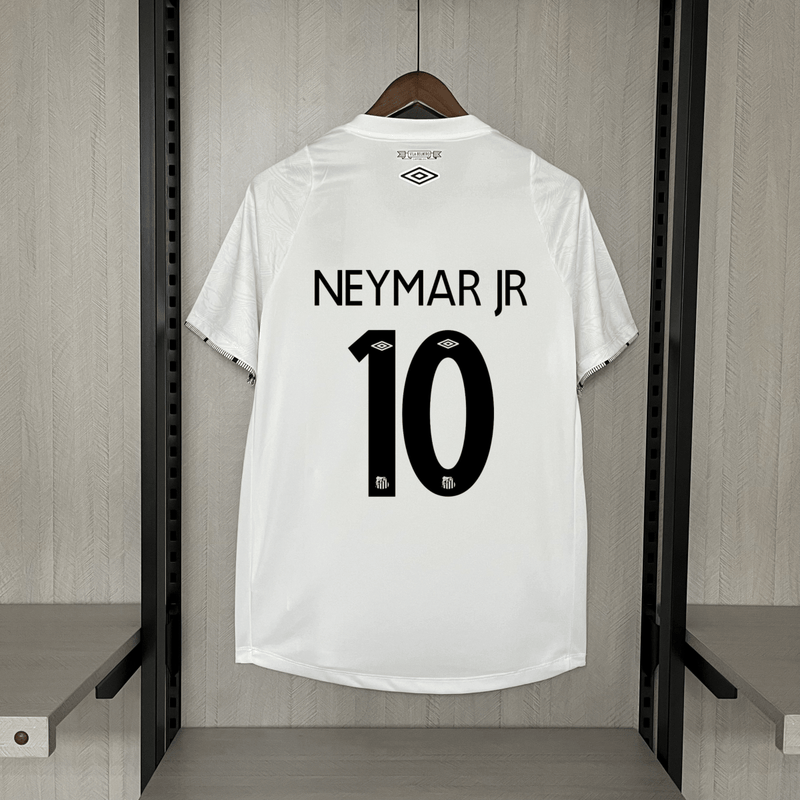 Camisa do Santos 24/25 Branca (Neymar JR 10 Incluso)