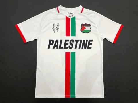 Camisa Palestina 2023/24 (Club Desportivo Palestino) - Torcedor Masculina - Branca