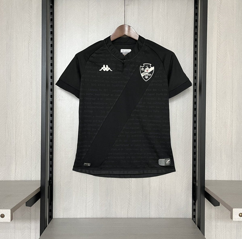 Camisa Vasco III 24/25 Kombat Kappa - Preto - (Feminina)