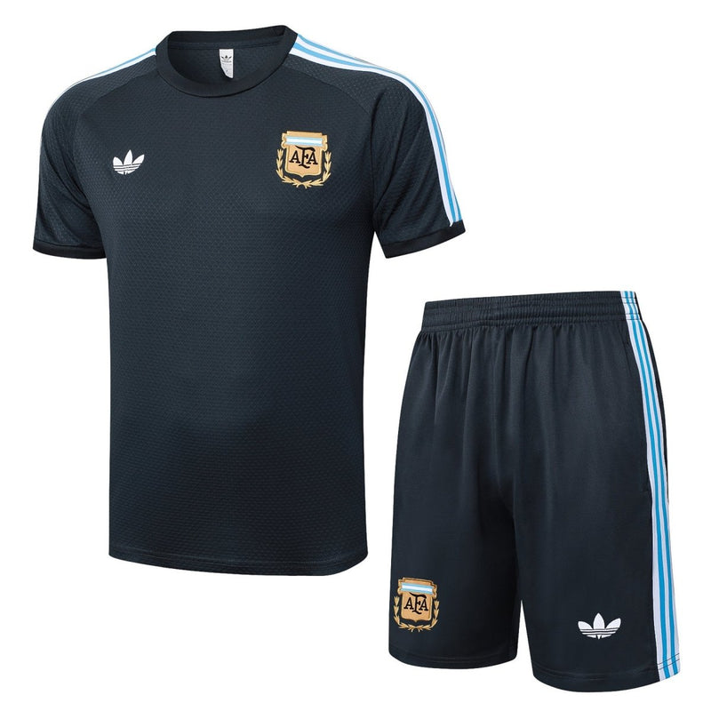 Kit de Treino adulto Argentina 2025/26 Short e Camisa