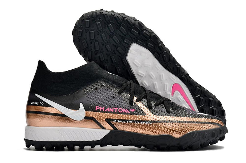 Chuteira Nike Phantom GT Pro Society - Marrom