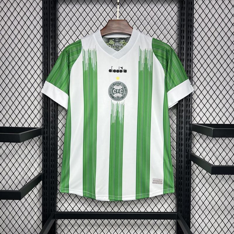 Camisa do Coritiba  24/25 Verde Listrada