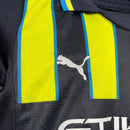 Kit Infantil Manchester City 24/25 - Preto e Verde