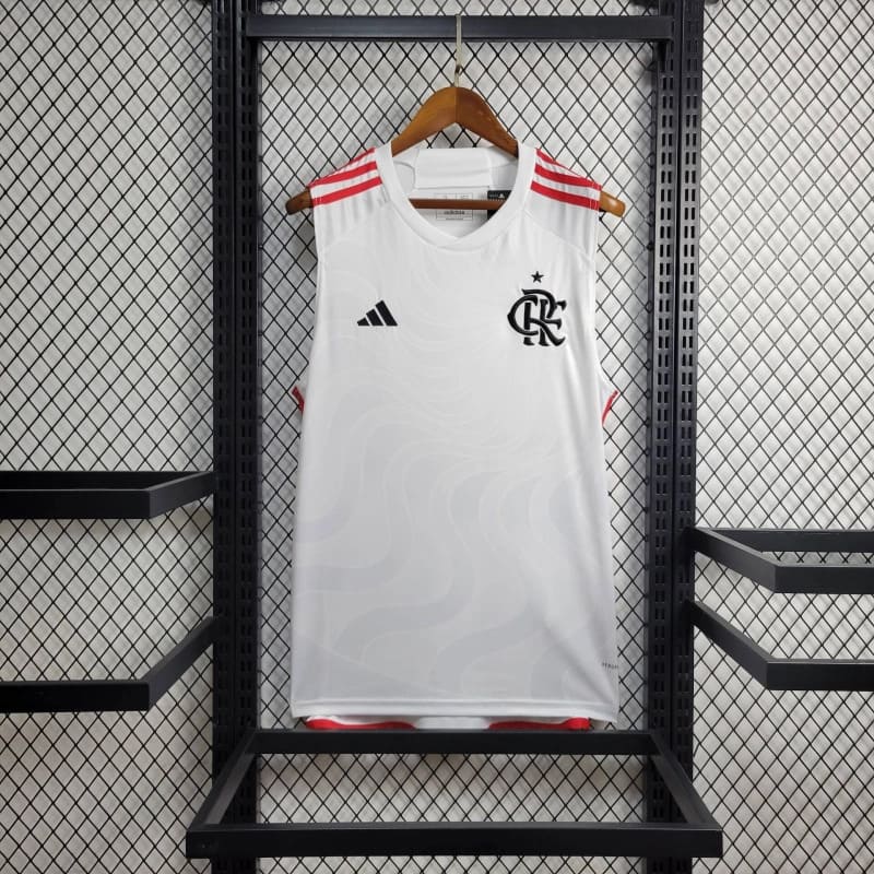 Regata Flamengo II 24/25 s/n° Torcedor Adidas Masculina - Branco
