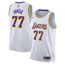 Regata NBA Nike Los Angeles Lakers nº 77 Luka Dončić Masculina - Branca